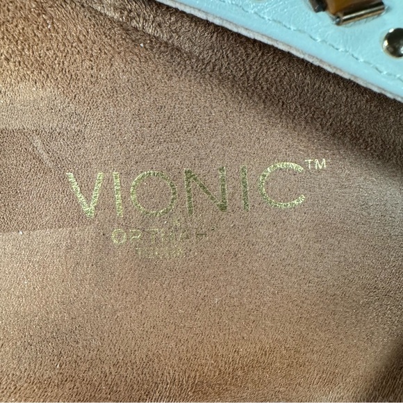 Vionic Floriana White Beaded Thong Comfort Flip Flop Sandals Women’s Size 12 - Picture 10 of 12